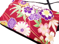 義若オリジナルのポシェット .金彩流水に花と蝶